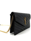 Monogram Envelope WOC Cross Bag 393953 - SAINT LAURENT - BALAAN 4