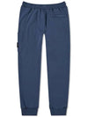 Waffen Patch Pocket Jogger Track Pants Blue - STONE ISLAND - BALAAN.