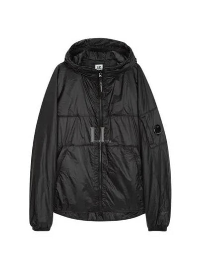 Nada Shell Hooded Jacket Black - CP COMPANY - BALAAN 2