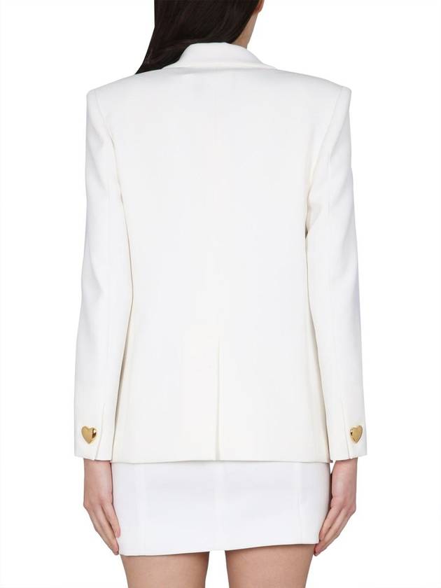 Outerwear 05320424 0001 WHITE - MOSCHINO - BALAAN 4