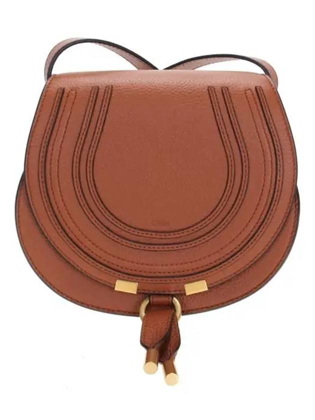 Marcie Saddle Small Grained Leather Cross Bag Tan - CHLOE - BALAAN 2