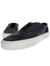 Venice Leather Low Top Sneakers Black - SAINT LAURENT - BALAAN 2