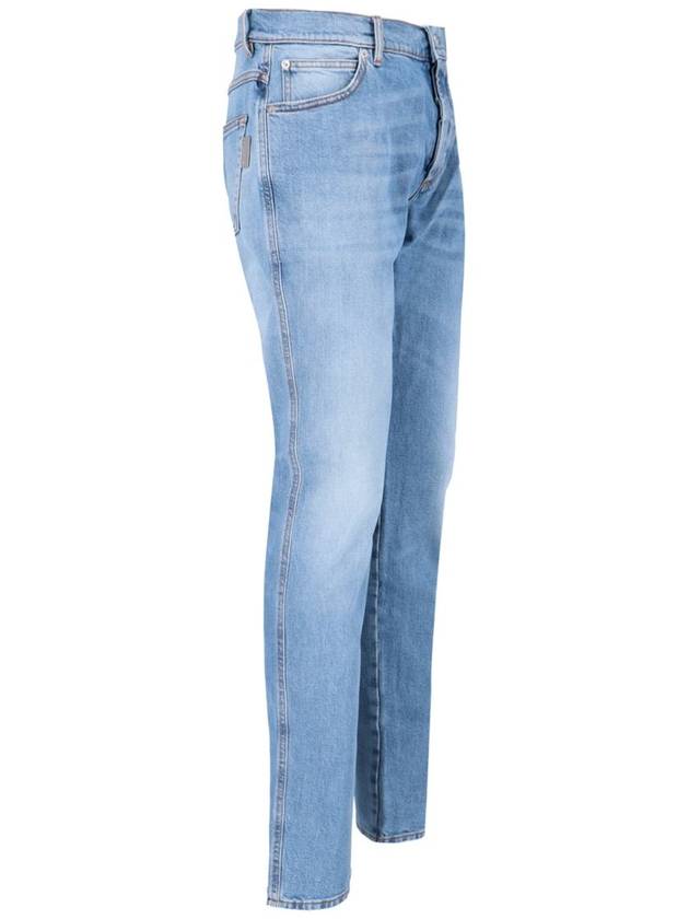 Men's Washed Slim Jeans Blue - BALMAIN - BALAAN 4