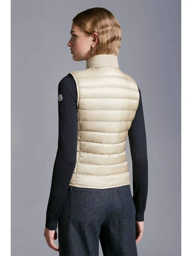 Liane down vest ivory - MONCLER - BALAAN 6