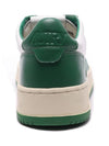 Men's Medalist Leather Low Top Sneakers Green - AUTRY - BALAAN 5