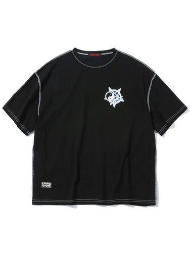 DEMON CAT T SHIRT BLACK - KEEMHII - BALAAN 1