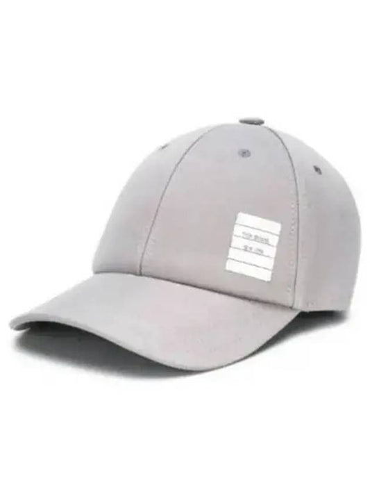 Classic Logo Patch Ball Cap Grey - THOM BROWNE - BALAAN 2