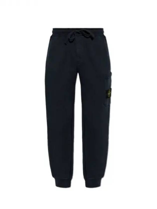 Compass Badge Capered Track Pants Navy - STONE ISLAND - BALAAN 2