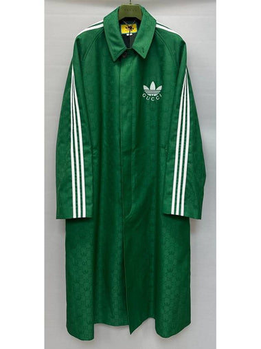 x Adidas GG Trefoil Jacquard Coat 54 - GUCCI - BALAAN 1