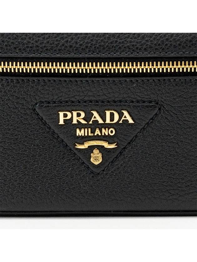 Leather Mini Bag Black - PRADA - BALAAN 8