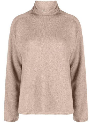 Women's Baldo Cashmere Turtleneck Honey - S MAX MARA - BALAAN 1