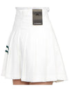 Women's Naomi Pleated Skirt White - J.LINDEBERG - BALAAN 10