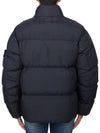 Garment Dyed Crinkle Reps Down Padding Navy - STONE ISLAND - BALAAN 5