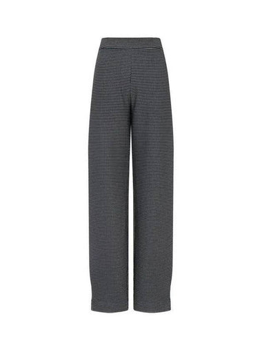 Women s Jacquard Pattern Easy Pants Dark Navy 271213 - EMPORIO ARMANI - BALAAN 1