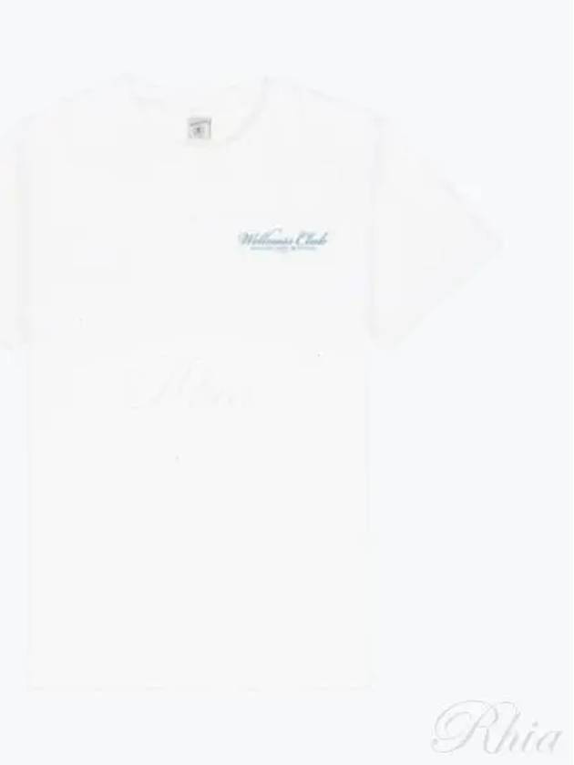 24 1800 Health T Shirt White Ocean TO042S405HW - SPORTY & RICH - BALAAN 1