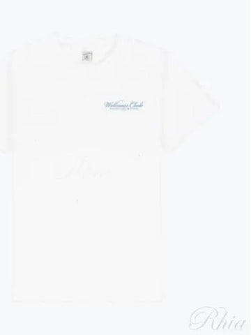 24 1800 Health T Shirt White Ocean TO042S405HW - SPORTY & RICH - BALAAN 1