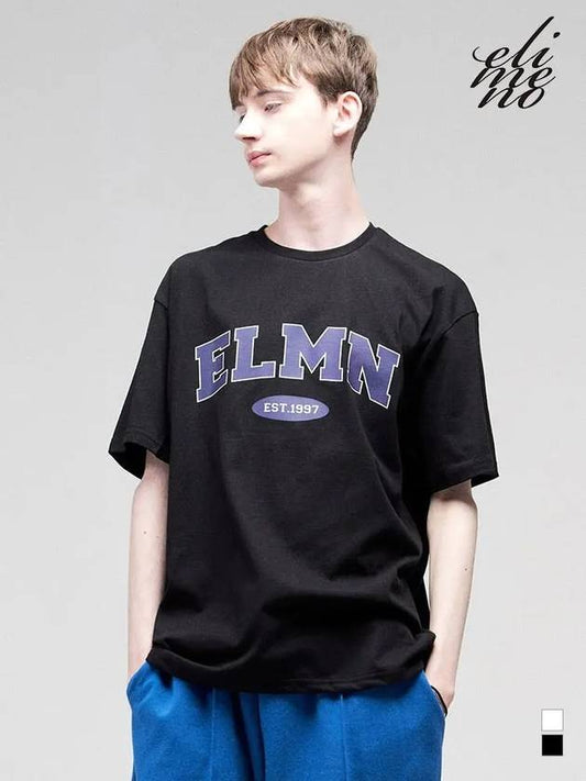 EL arch logo overfit short sleeve t-shirt black - ELIMENO - BALAAN 2