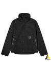 Metropolis Series HyST Stand Collar Zip Up Jacket Black - CP COMPANY - BALAAN 2