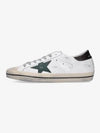 Superstar Brown Tab Low Top Sneakers White - GOLDEN GOOSE - BALAAN 2