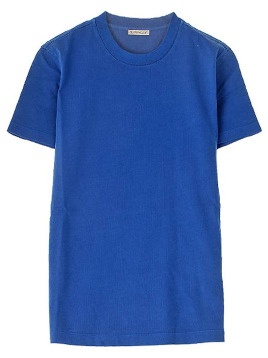 side logo short sleeve t-shirt blue - MONCLER - BALAAN 2