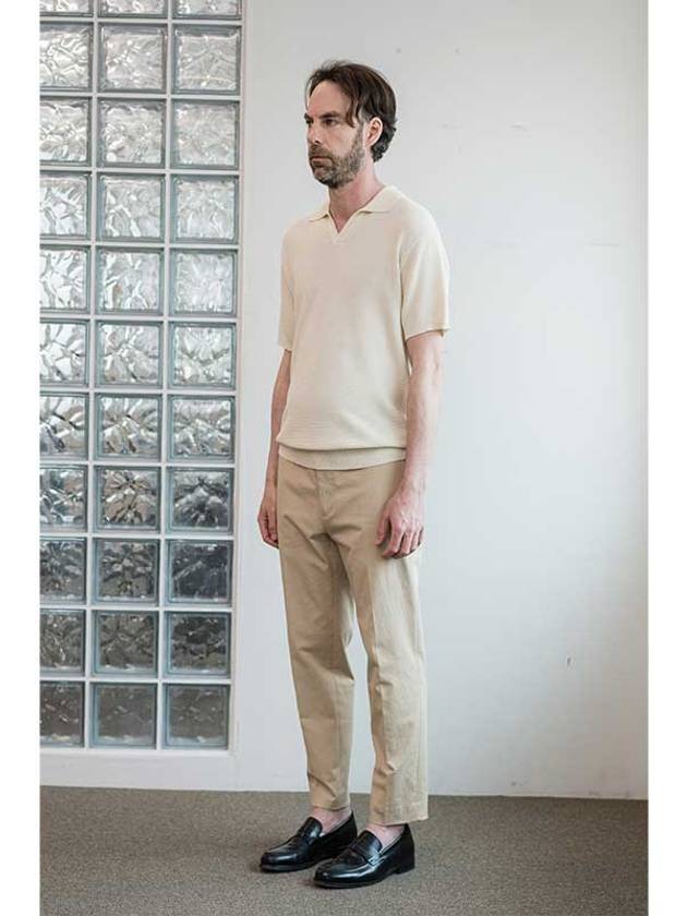 Four Seasons Tapered Fit Banding Pants BEIGE - BLACKBROWN - BALAAN 4