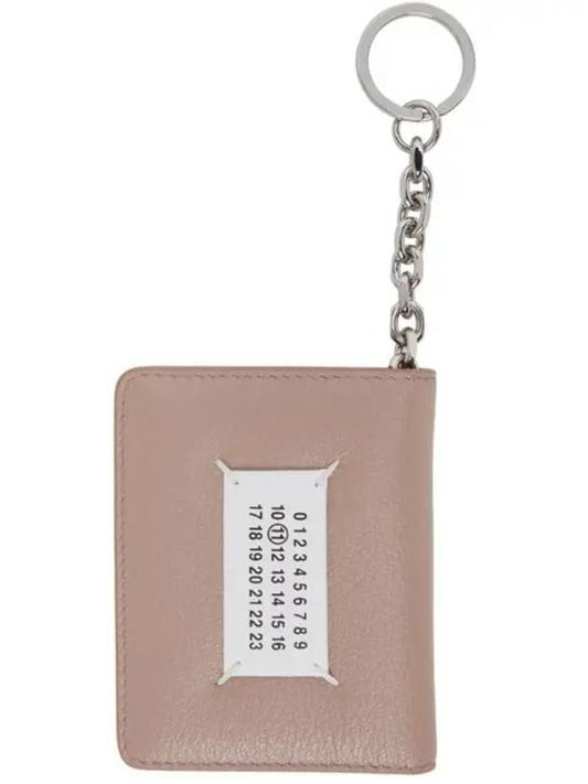 Number Logo Stitch Keyring Card Wallet Pink - MAISON MARGIELA - BALAAN 2