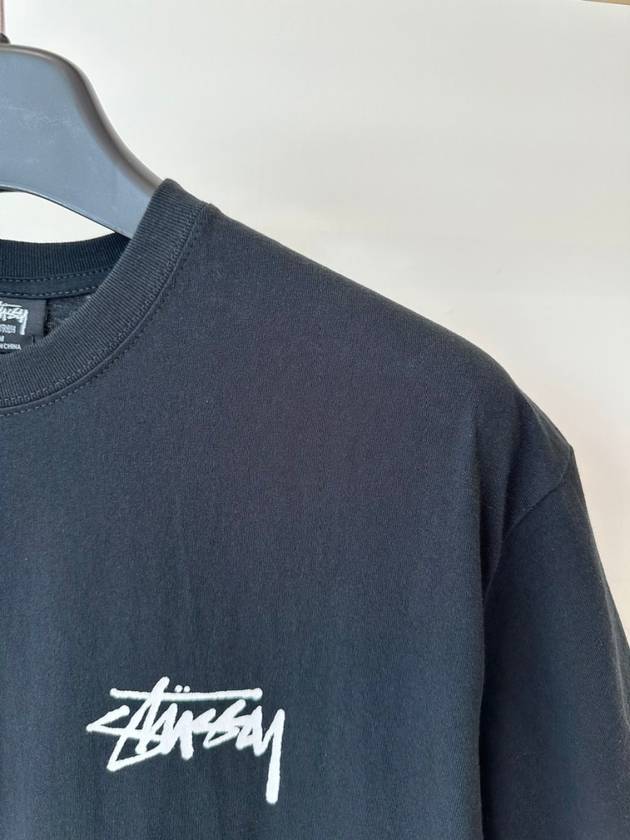 Read Wear Short Sleeve T-Shirt Black - STUSSY - BALAAN 5