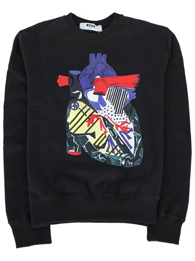 12th Anniversary Illustration Printing Sweatshirt 2041MDM64 164298 99 - MSGM - BALAAN 1