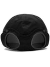 Chrome R Goggles Ball Cap Black - CP COMPANY - BALAAN 4