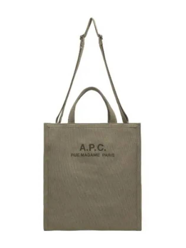 Recovery Logo Printing Cotton Tote Bag Khaki - A.P.C. - BALAAN 2