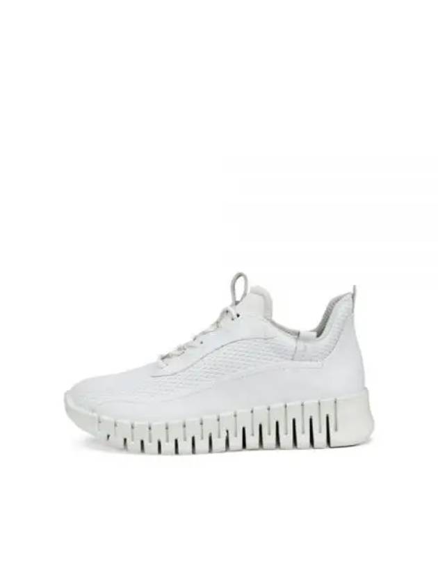 Gruuv Flexible Low Top Sneakers White - ECCO - BALAAN 2