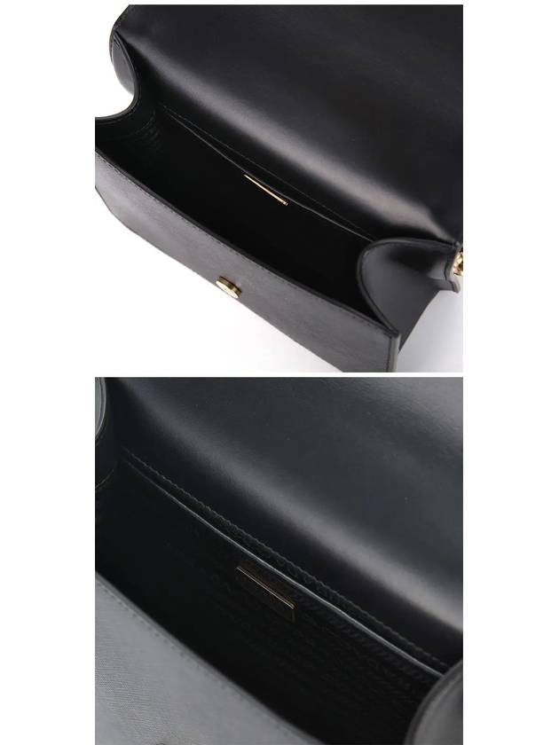 Saffiano Leather Envelope Chain Shoulder Bag Black - PRADA - BALAAN 4