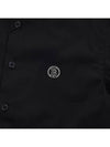 Monogram Motif Stretch Cotton Blend Long Sleeve Shirt Black - BURBERRY - BALAAN 7