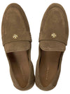 Women's Ballet Suede Loafers Brown - TORY BURCH - BALAAN.