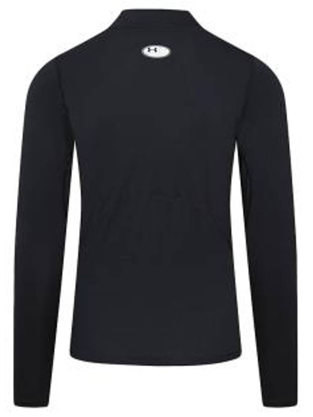 UA Heart Gear Compression Mock Long Sleeve T-Shirt Black - UNDER ARMOUR - BALAAN 3