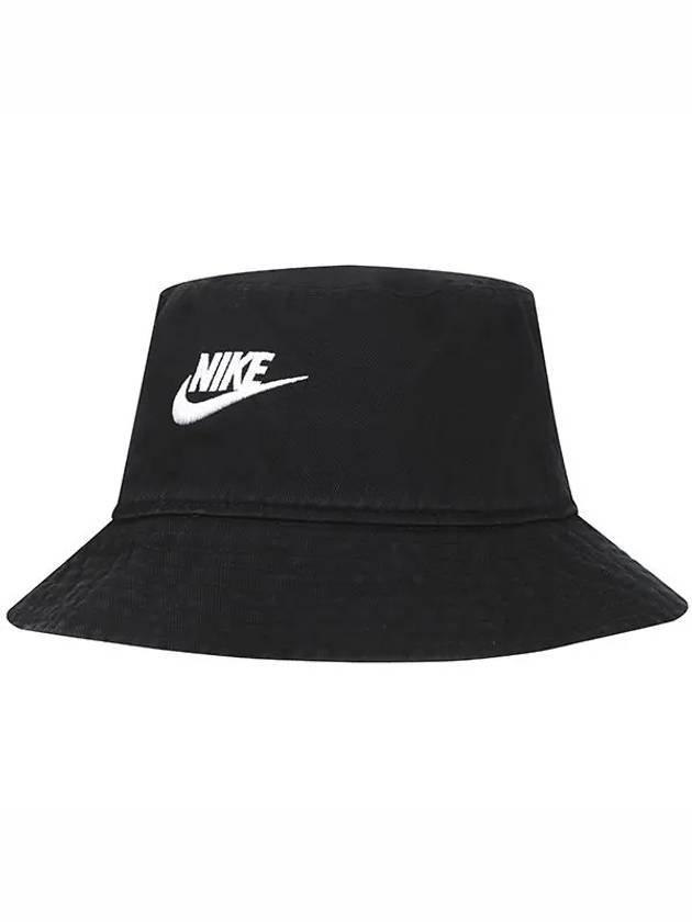 Apex Futura Washed Bucket Hat Black - NIKE - BALAAN 3