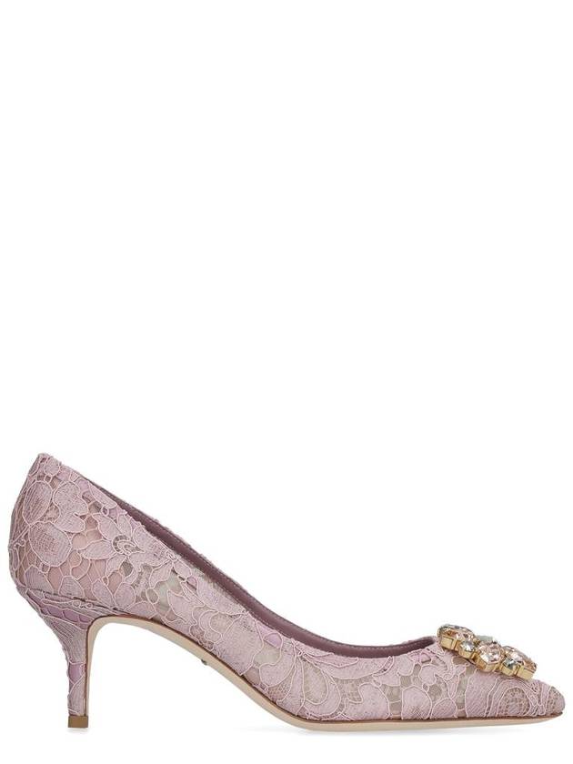 Brooch Lace Rainbow Pumps Heel Blush - DOLCE&GABBANA - BALAAN 2