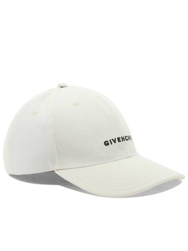 4G Embroidered Logo Ball Cap White - GIVENCHY - BALAAN 3