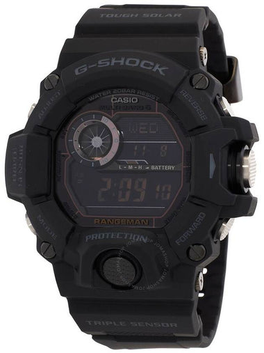 Casio G-Shock Master Of G Land Chronograph GMT Quartz Digital Black Dial Men's Watch GW9400-1B - CASIO - BALAAN 1