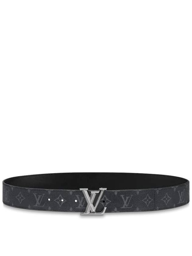 Men's LV Pyramide 40MM Leather Belt Black - LOUIS VUITTON - BALAAN 4