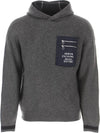 Logo Pocket Pull Over Hoodie Grey - ARMANI EXCHANGE - BALAAN 8