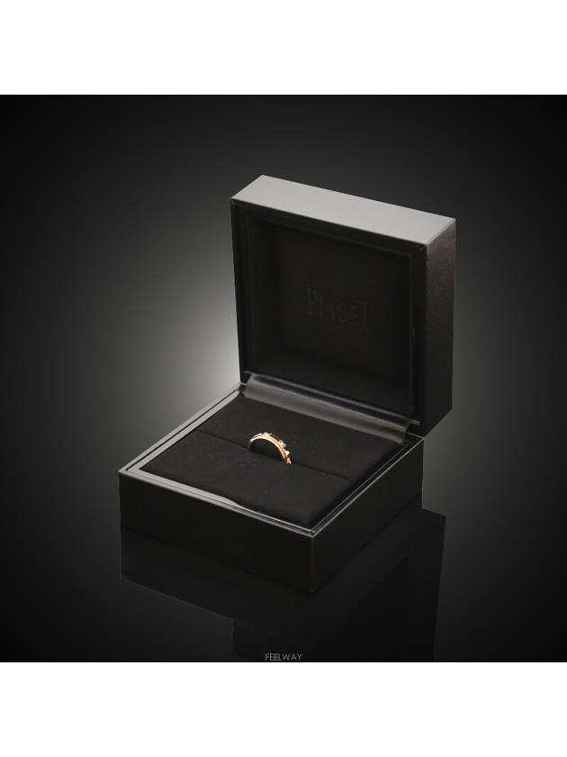 Daejeon Used Luxury Goods G34P2N49 Possession Ring 18K Rose Gold Diamond 8P No 49 - PIAGET - BALAAN 6