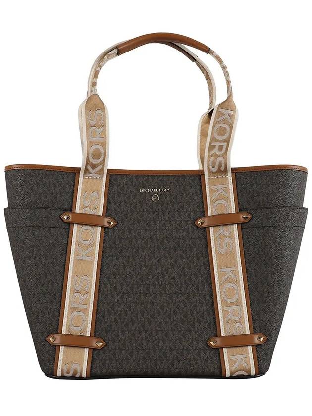 Maeve Large Logo Tote Bag Brown - MICHAEL KORS - BALAAN 2