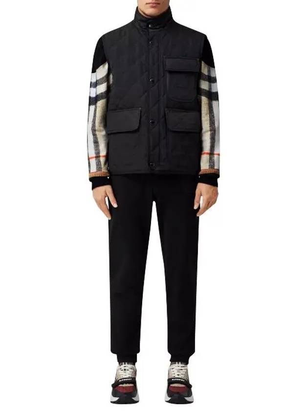 Diamond Quilted Thermoregulated Vest Black - BURBERRY - BALAAN 3