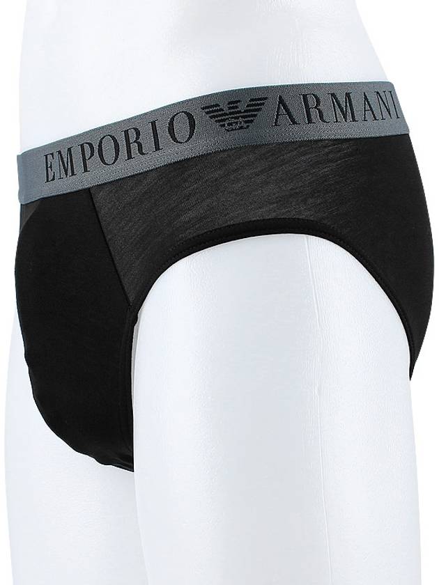 Underwear 1117333F733 41720 Black - EMPORIO ARMANI - BALAAN 4