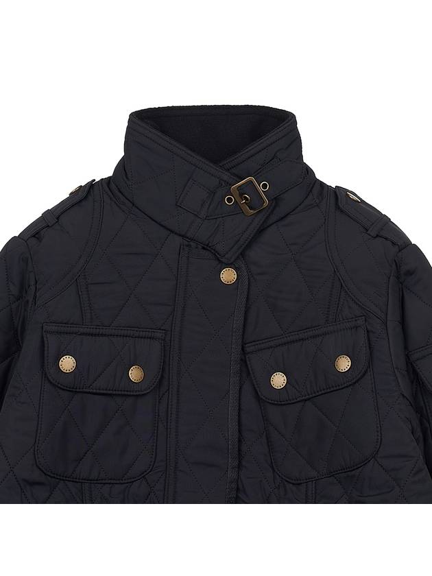 Tourer International Polar Quilt Jacket Black - BARBOUR - BALAAN.