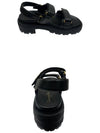 Dioract Platform Lambskin Sandals Black - DIOR - BALAAN 6