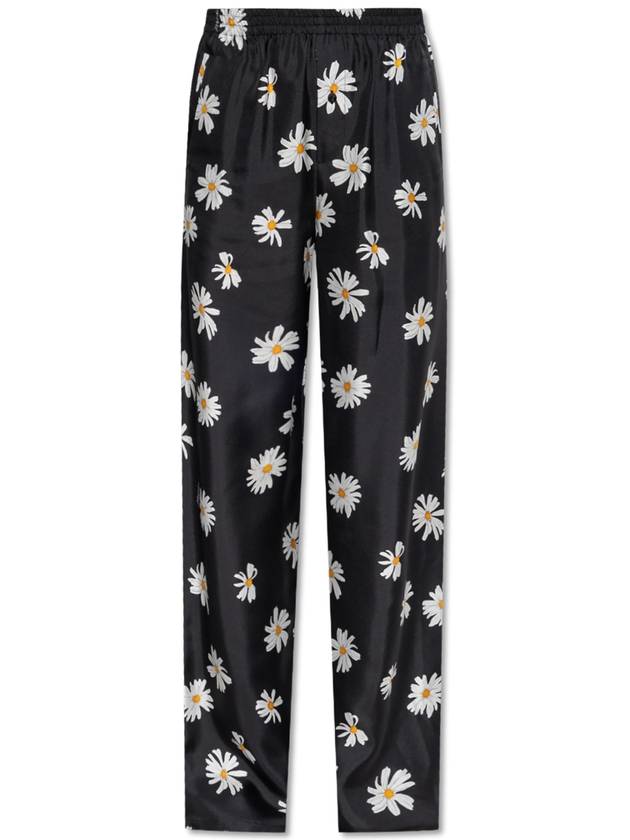 Moschino Silk Trousers, Women's, Black - MOSCHINO - BALAAN 1