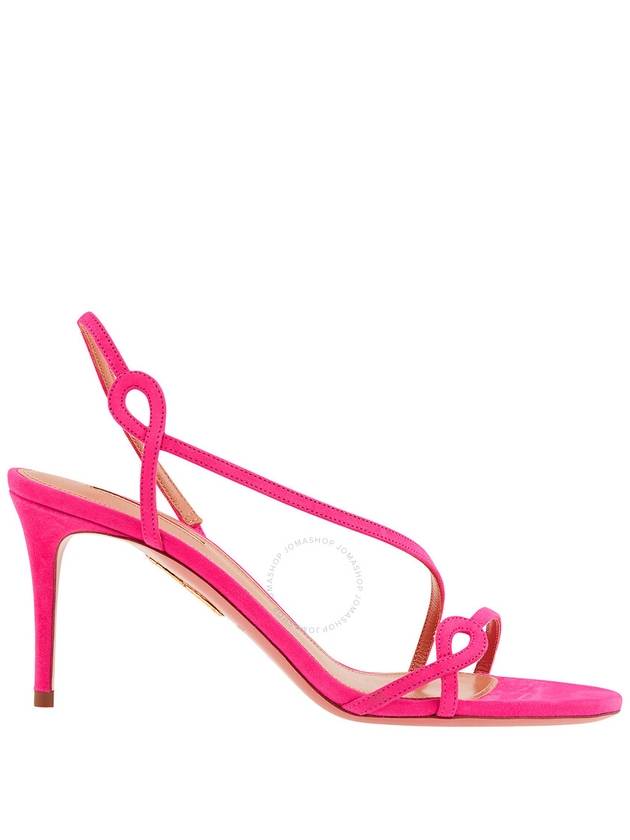 Aquazzura Serpentine 75 Sandals In Pink, Brand Size 36 (US Size 6) - AQUAZZURA - BALAAN 1