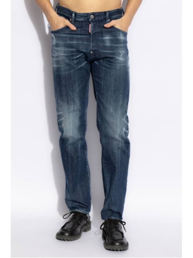 Milky Way Wash Denim Jeans Navy - DSQUARED2 - BALAAN 3